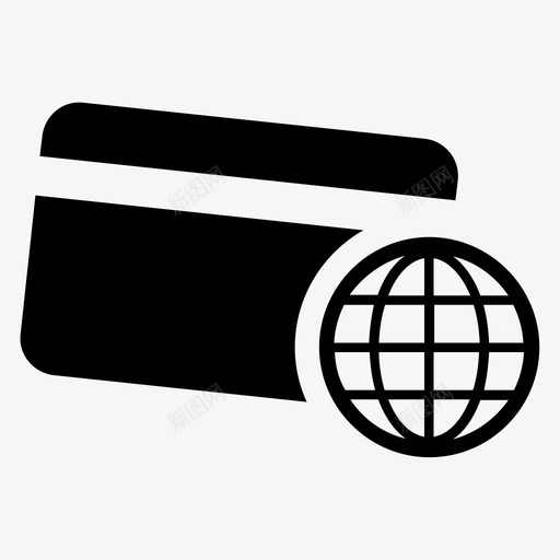 旅游卡信用卡机票图标svg_新图网 https://ixintu.com 世界 信用卡 旅游卡 机票 购物