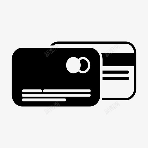 信用卡借记卡visa卡图标svg_新图网 https://ixintu.com visa卡 信用卡 借记卡