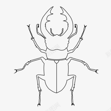 鹿甲虫虫昆虫图标图标