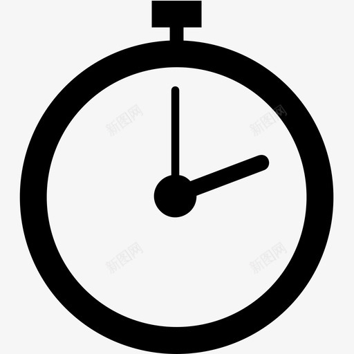 秒表时钟计时器图标svg_新图网 https://ixintu.com 小时 时钟 秒表 计时器