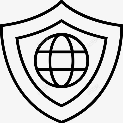 安全盾保护保护盾图标svg_新图网 https://ixintu.com 1400网页和搜索引擎优化平面线图标 保护 保护盾 安全 安全盾