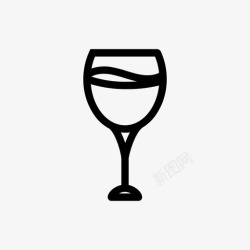水彩绘葡萄酒和酒杯酒杯水白葡萄酒图标高清图片