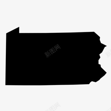 宾夕法尼亚哈里斯堡地图图标图标