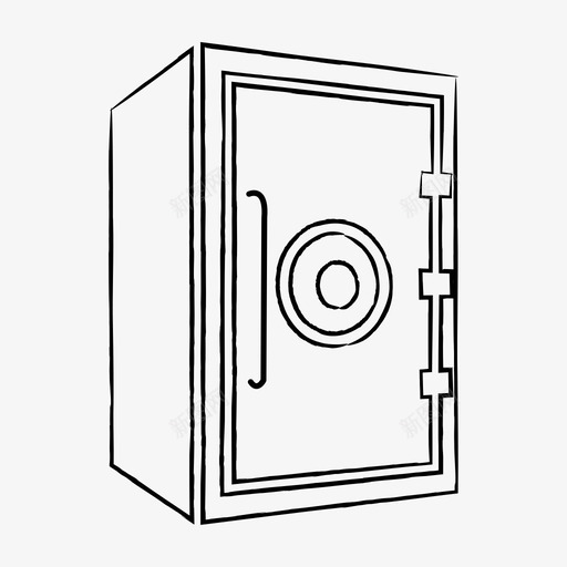 储物柜受保护安全图标svg_新图网 https://ixintu.com 储物柜 受保护 安全