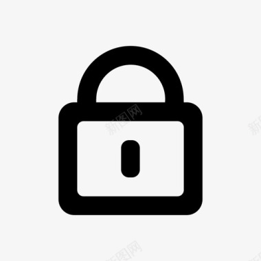 锁定锁隐私私人图标图标