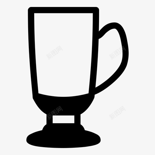 玻璃杯饮料一杯水图标svg_新图网 https://ixintu.com 一杯水 水杯 玻璃杯 饮料