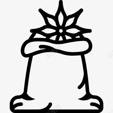 麻袋茴香调味料图标图标