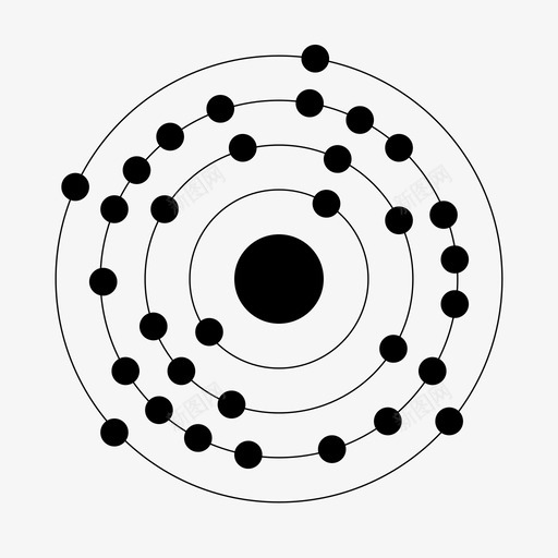 032锗锗原子元素图标svg_新图网 https://ixintu.com 032锗锗 元素 原子 周期 周期表
