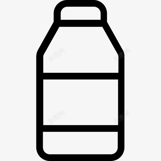 水瓶饮料瓶运动瓶图标svg_新图网 https://ixintu.com 医疗线图标 水瓶 运动瓶 饮料瓶