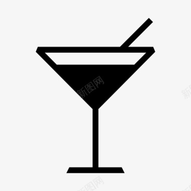 鸡尾酒饮料酒类图标图标
