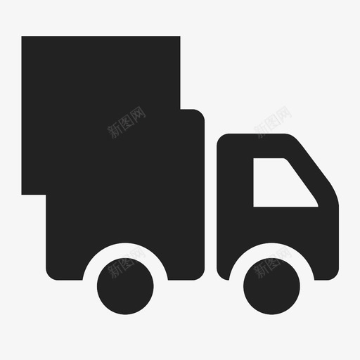 搬家--计时货车svg_新图网 https://ixintu.com 搬家--计时货车