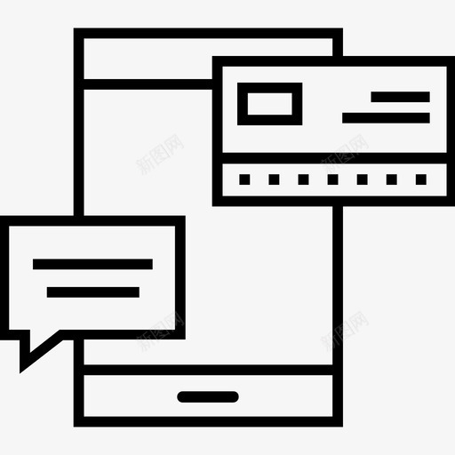 短信交易聊天对话图标svg_新图网 https://ixintu.com 1400网页和搜索引擎优化平面线图标 信息 对话 短信交易 聊天