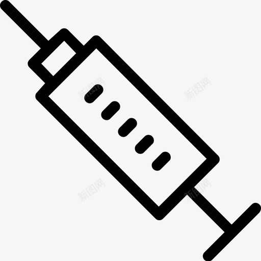 注射器注射静脉注射图标svg_新图网 https://ixintu.com 医疗 注射 注射器 疫苗 科技线图标 静脉注射