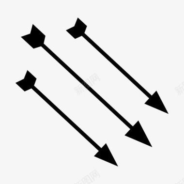 弓箭手军队箭图标图标