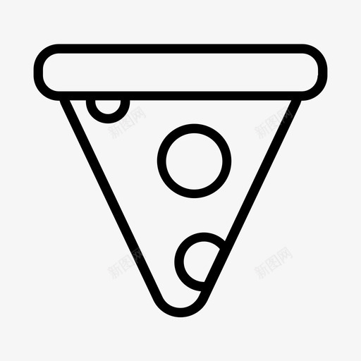 披萨片奶酪食品图标svg_新图网 https://ixintu.com 垃圾食品 奶酪 意大利 意大利香肠 披萨片 食品