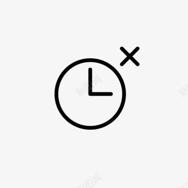 删除时间时钟添加删除时间图标图标