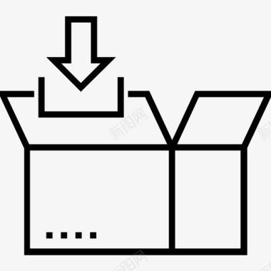 数据存储盒驱动器图标图标