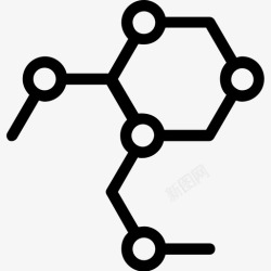 矢量科技线框图案大熊座天文学星座图标高清图片