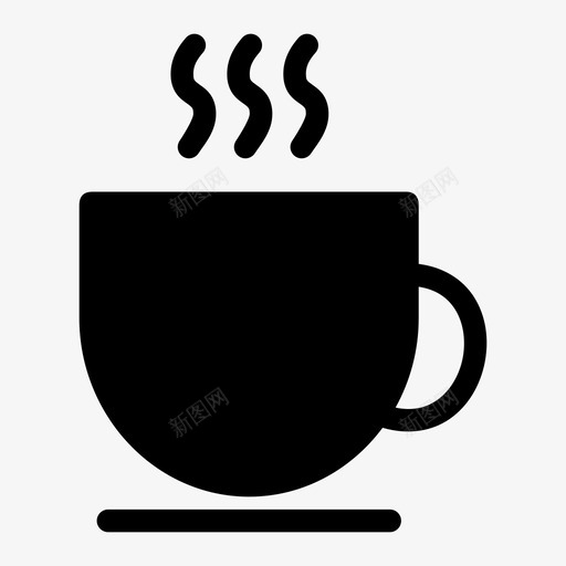 咖啡杯浓缩咖啡热咖啡图标svg_新图网 https://ixintu.com 咖啡杯 浓缩咖啡 热咖啡