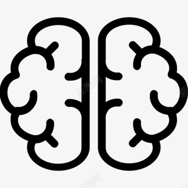 大脑身体部位头部图标图标