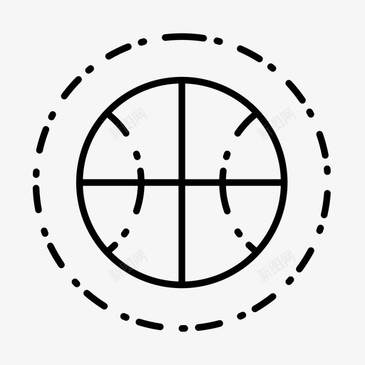 篮球运动运动风格图标svg_新图网 https://ixintu.com 篮球 运动 运动风格