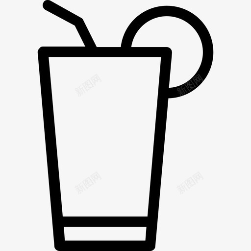 柠檬水冷饮果汁图标svg_新图网 https://ixintu.com 冷饮 果汁 柠檬水 橙汁 食品系列图标