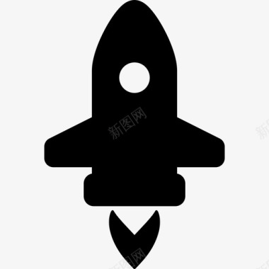发射火箭运输传递偶像图标图标