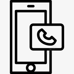 iphone来电街边来电手机功能iphone图标高清图片