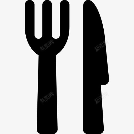 餐刀餐具套装图标svg_新图网 https://ixintu.com 厨房 套装 餐具 餐刀