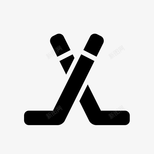 icon-26-hockey-stickssvg_新图网 https://ixintu.com icon-26-hockey-sticks