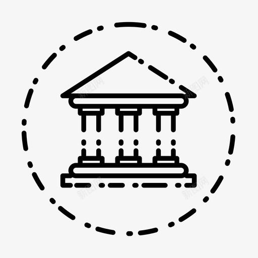 银行现金金融图标svg_新图网 https://ixintu.com 商业金融卷2样式 现金 货币 金融 银行