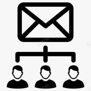 联系人列表电子邮件订户图标图标