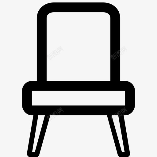 椅子餐椅家具图标svg_新图网 https://ixintu.com 家具 座椅 木椅 椅子 餐椅