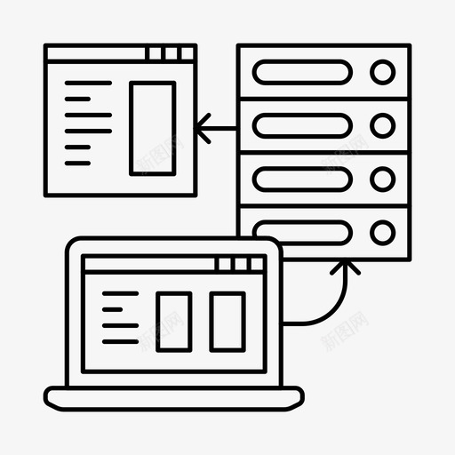 托管数据部署图标svg_新图网 https://ixintu.com webmobiledevelopment2 复杂 存储 托管 数据 服务器 部署