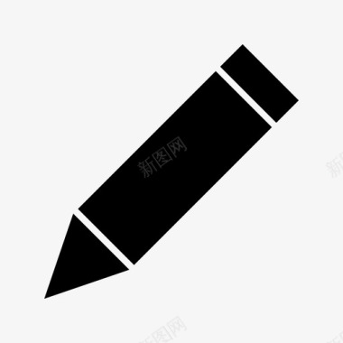 铅笔墨水工具图标图标