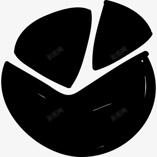 饼图技术儿童界面图标svg_新图网 https://ixintu.com 儿童界面 技术 饼图