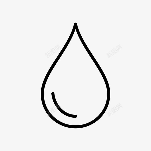 水血液体图标svg_新图网 https://ixintu.com 水 油 液体 液态水 血