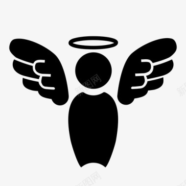 天使信仰圣灵图标图标