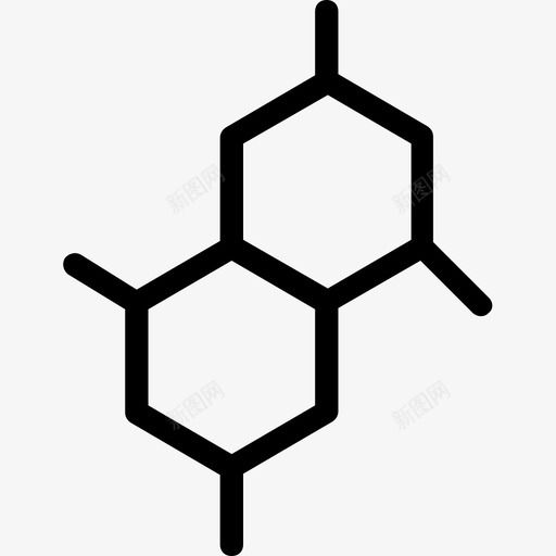 六边形原子键分子键图标svg_新图网 https://ixintu.com 六边形 分子 分子构型 分子键 原子键 科技线图标