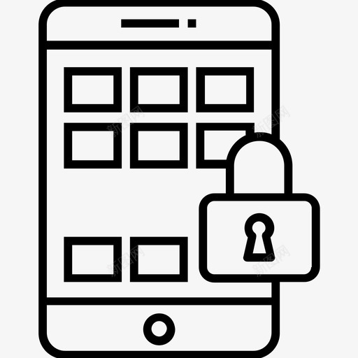 移动安全手机保护图标svg_新图网 https://ixintu.com 1400网页和搜索引擎优化平面线图标 保护 手机 移动安全
