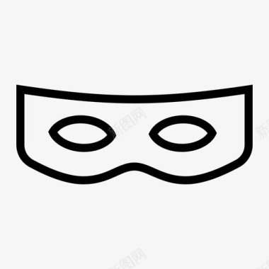 面具嘉年华面具眼罩图标图标