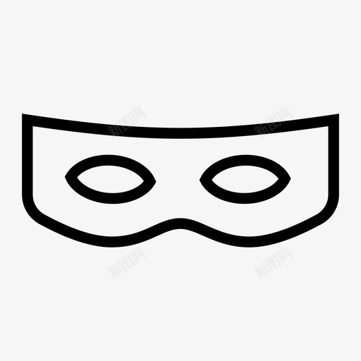 面具嘉年华面具眼罩图标svg_新图网 https://ixintu.com 化妆舞会 嘉年华面具 杂行 派对 眼罩 睡眠面具 面具