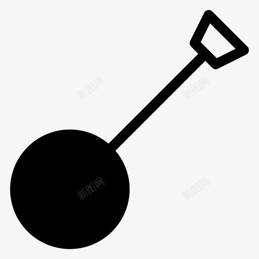 游戏壶铃奥林匹克图标svg_新图网 https://ixintu.com 体育 体育健身字形图标 体重 壶铃 奥林匹克 游戏