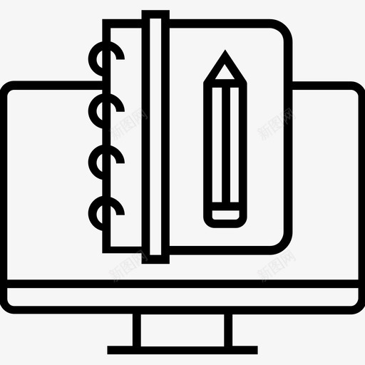 素描草图图标svg_新图网 https://ixintu.com 1400网页和搜索引擎优化平面线图标 几何 插图 素描 草图 设计