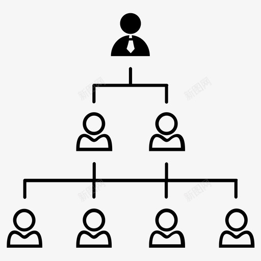 层次结构业务层次雇主图标svg_新图网 https://ixintu.com 业务层次 层次结构 工作流 组织结构 雇主