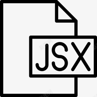 jsx文件编码开发图标图标