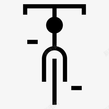 自行车公路自行车体育图标图标