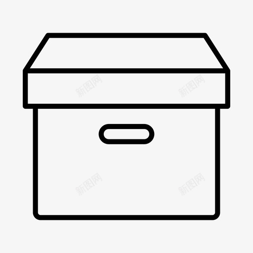 档案盒子混合图标svg_新图网 https://ixintu.com 档案 混合 盒子