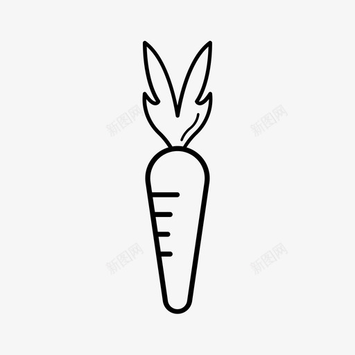 胡萝卜兔子食物图标svg_新图网 https://ixintu.com 兔子 橘子 水果 胡萝卜 食物