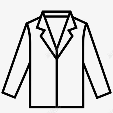 夹克外套服装图标图标